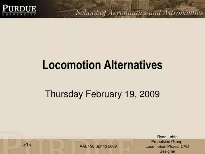 locomotion alternatives