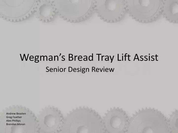 wegman s bread tray lift assist