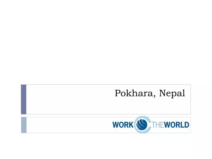 pokhara nepal