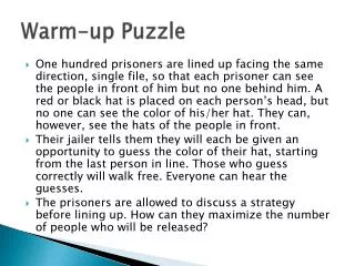 Warm-up Puzzle