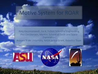 Motive System for ROAR