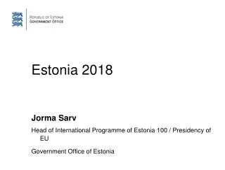 Estonia 2018