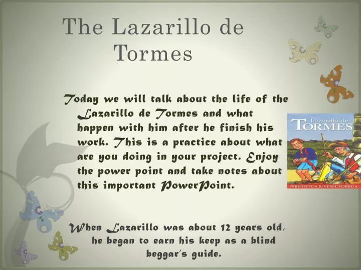 the lazarillo de tormes