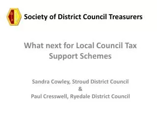 Society of District Council Treasurers