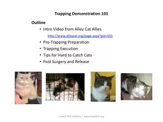 Trapping Demonstration 101