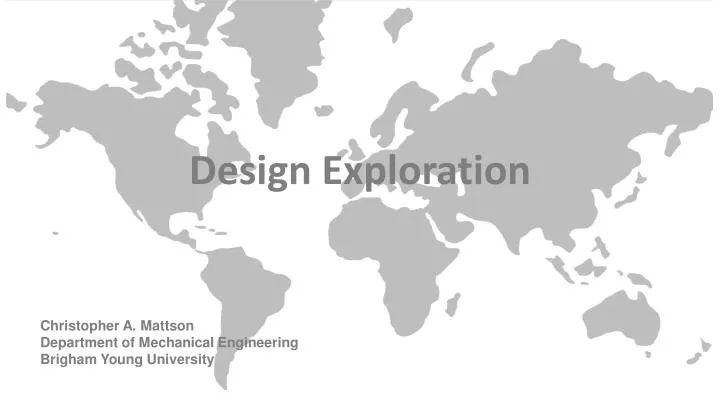 design exploration