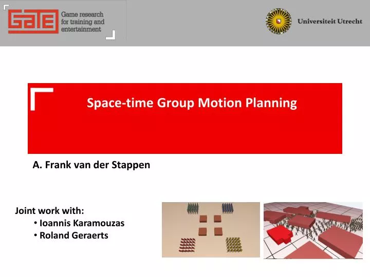 space time group motion planning