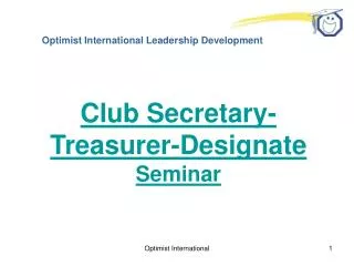 Optimist International Leadership Development