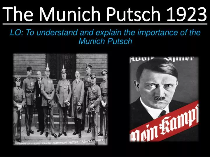 the munich putsch 1923