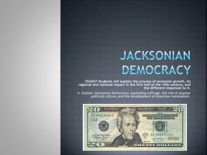 jacksonian democracy