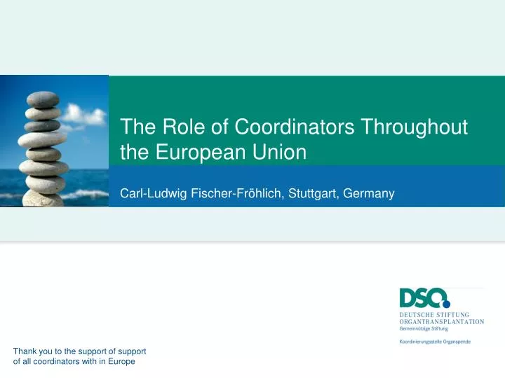 the role of coordinators throughout the european union