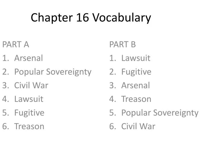 chapter 16 vocabulary