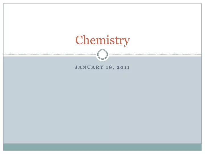 chemistry