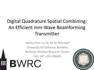 Digital Quadrature Spatial Combining: An Efficient mm-Wave Beamforming Transmitter