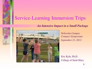 Service-Learning Immersion Trips