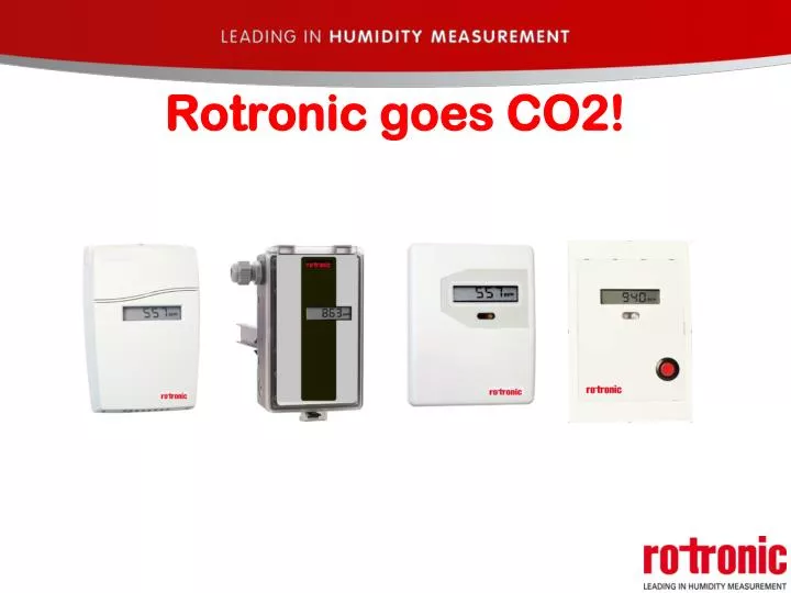 rotronic goes co2