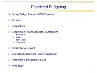 Spring Budget Process (SBP) Timeline Benefits Suggestions Budgeting in Finance Budget Development