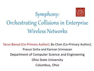 Symphony: Orchestrating Collisions in Enterprise Wireless Networks
