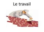 Le travail - slide 1