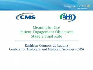 Meaningful Use Patient Engagement Objectives Stage 2 Final Rule