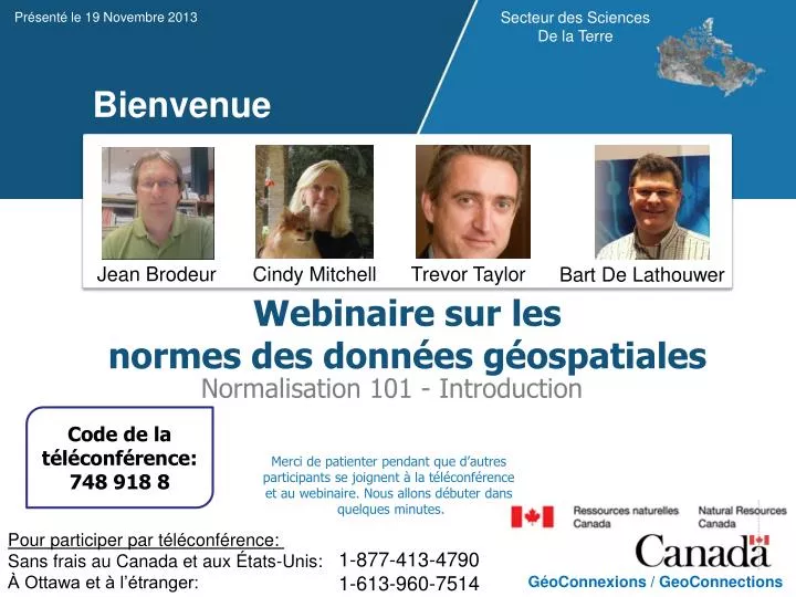 webinaire sur les normes des donn es g ospatiales