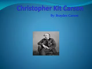 Christopher Kit Carson