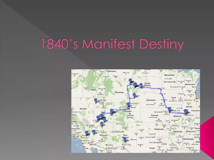 1840 s manifest destiny