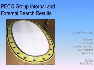 PECO Group Internal and External Search Results