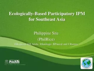 Ecologically-Based Participatory IPM for Southeast Asia