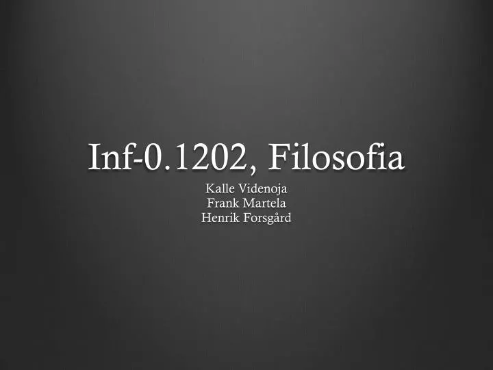 inf 0 1202 filosofia