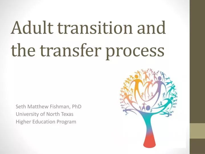 adult transition and the transfer process