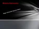 Mobile Networks - slide 1