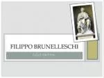 Filippo Brunelleschi - slide 1
