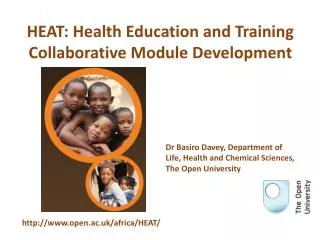 HEAT: Health Education and Training Collaborative Module Development
