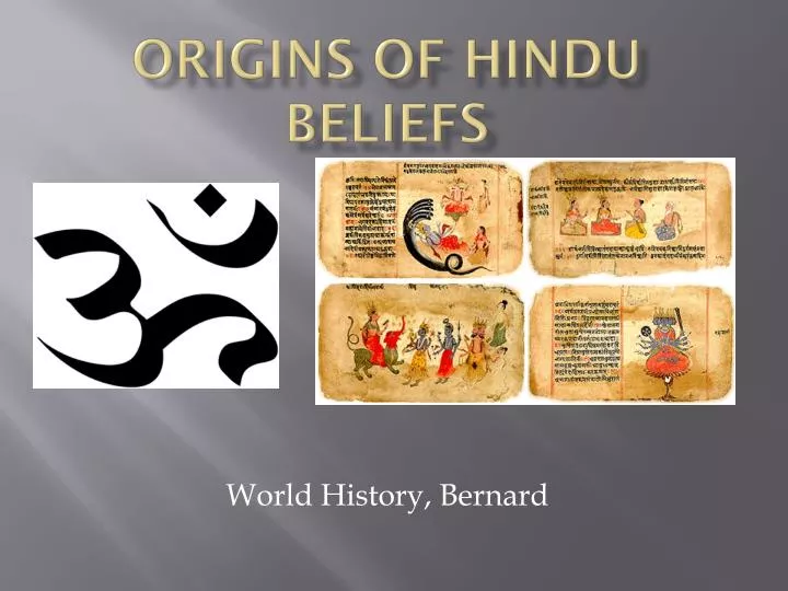 origins of hindu beliefs