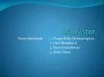 transistor - slide 1