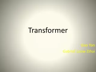 t ransformer