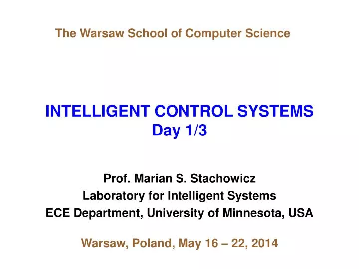 intelligent control systems day 1 3
