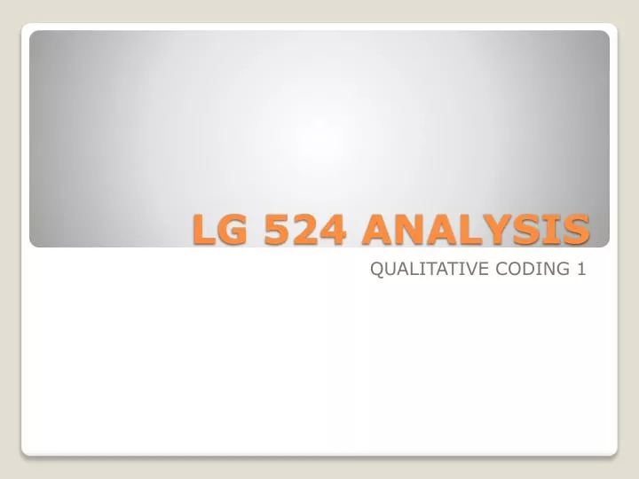 lg 524 analysis