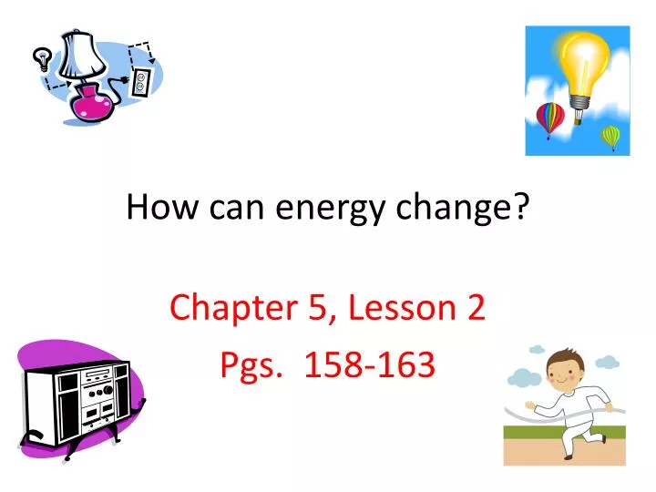 how can energy change