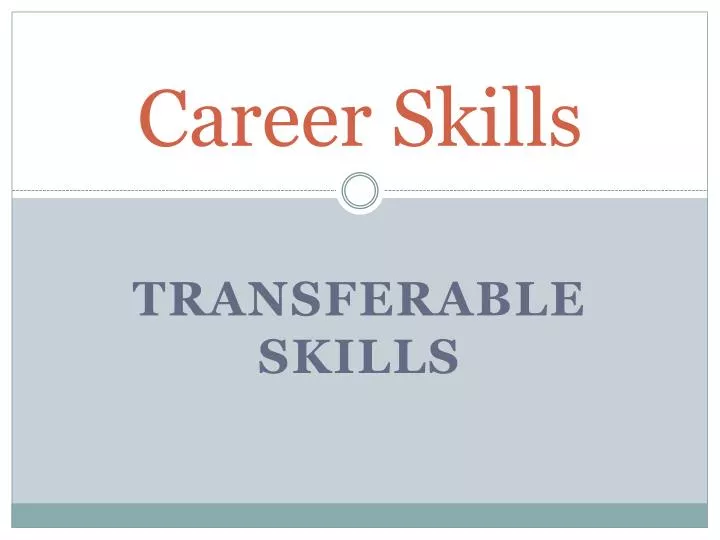 career skills