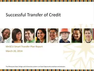 Successful Transfer of Credit