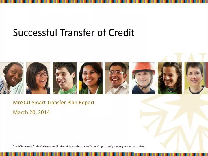 successful transfer of credit