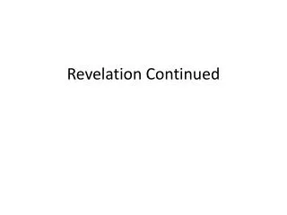 Revelation Continued