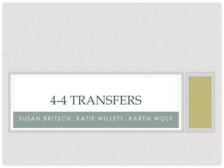 4 4 transfers