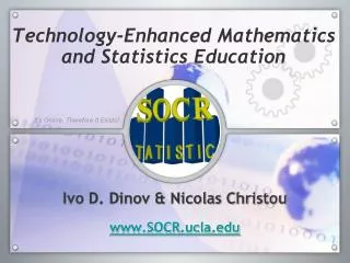 Technology-Enhanced Mathematics and Statistics Education