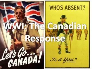 WWI: The Canadian Response