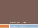 Fibers and Textiles - slide 1