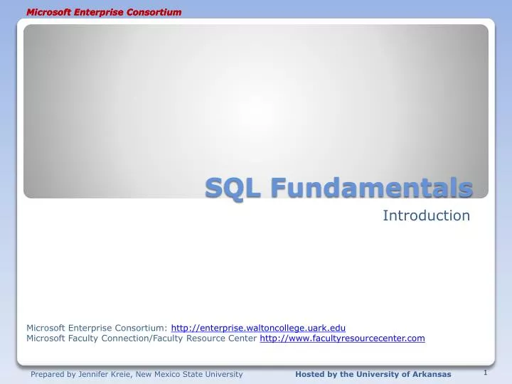 sql fundamentals