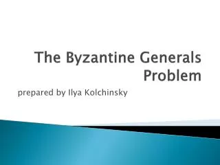 The Byzantine Generals Problem